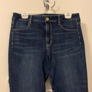 American eagle navy skinny jeans